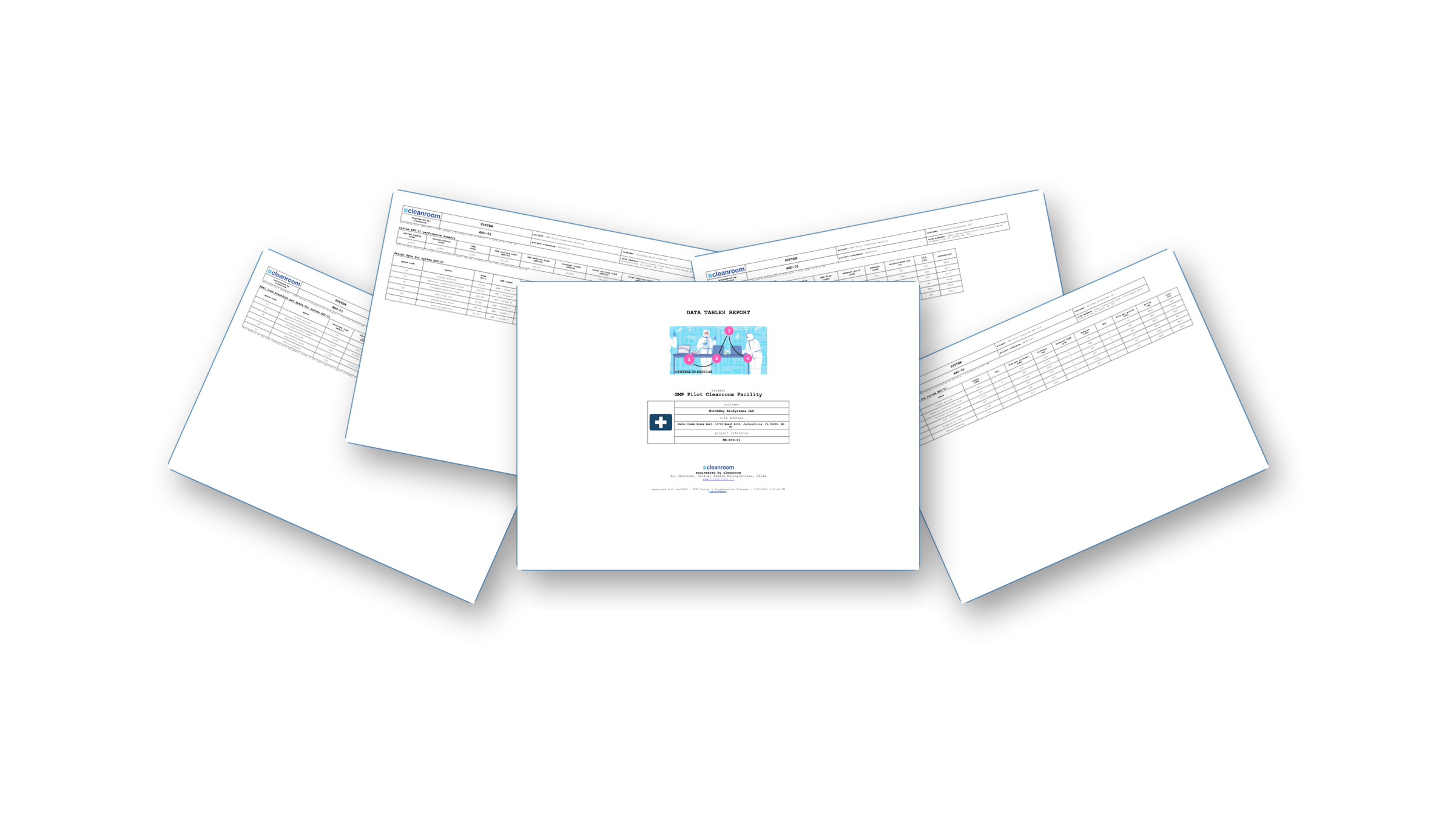 Sample Data Tables Report document set