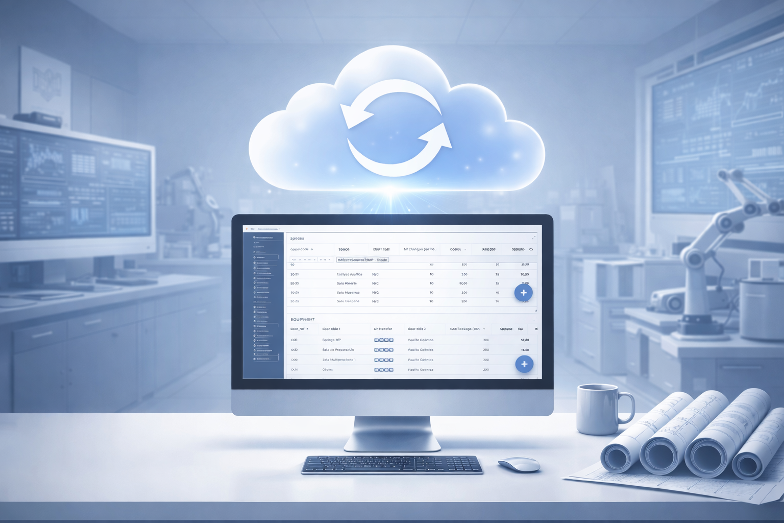 Cloud-based cleanroom engineering workflow